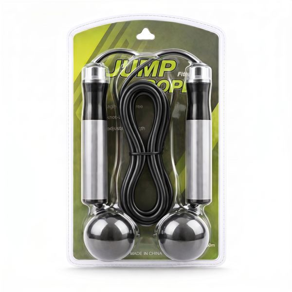 2-in-1 Adjustable Weighted Jump Rope &amp; Cordless Skipping Rope