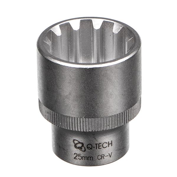 Q-Tech Spline Socket 25mm