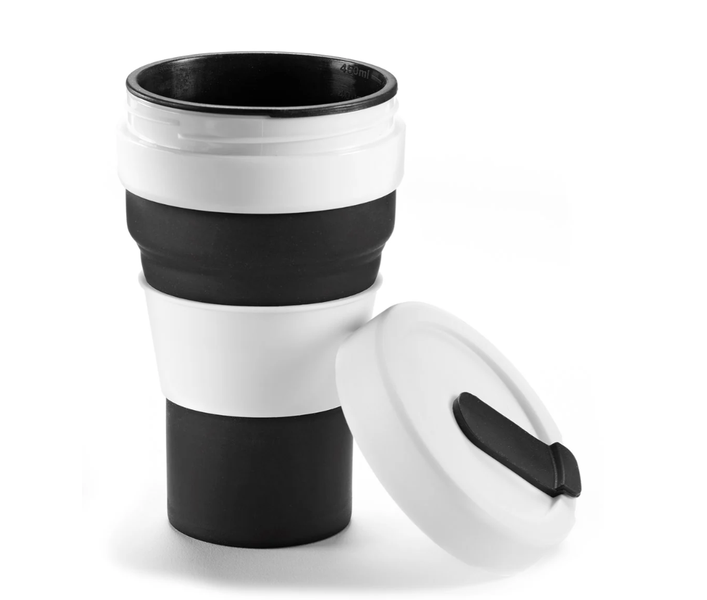 Collapsible silicone Coffee Cup