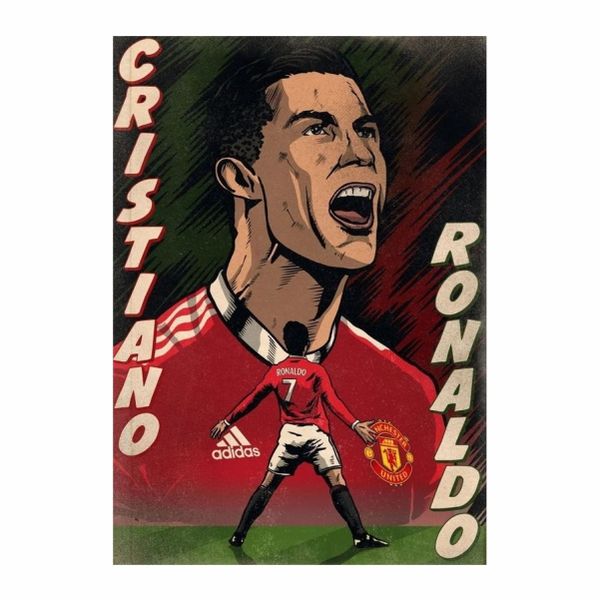 Cristiano Ronaldo Man United Poster - A1