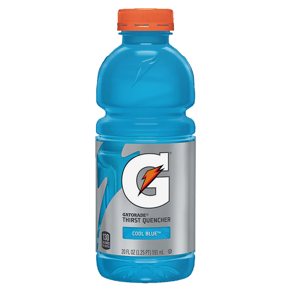 Gatorade Cool Blue Thirst Quencher Energy Drink Bottle - Pack 8