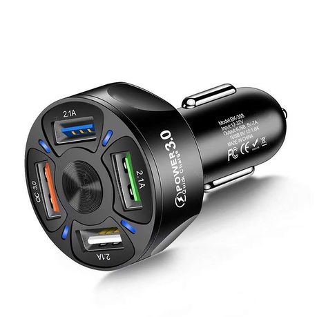 Nord Luske inden længe Fast Charging 4-Port USB Car Charger | Buy Online in South Africa |  takealot.com