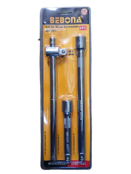 Bebona 1/2" Drive Extension Set - 3 Piece