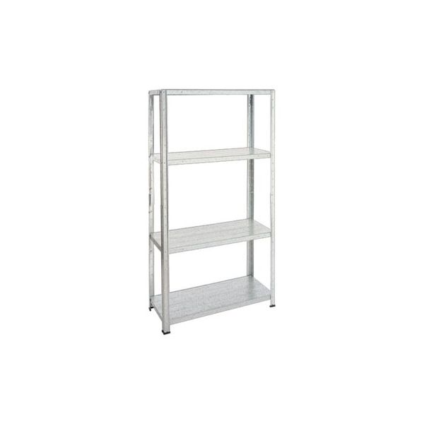 Wildberry Galvanized Steel 4 Tier Shelf 1370 x 700 x 305mm ADIY3900