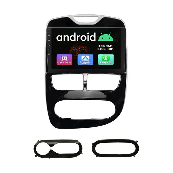 Renault Clio 4 2014 to 2016 Android GPS Navigation Radio With Carplay