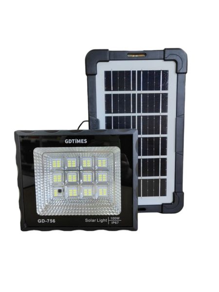 Dgtimes 100w Solar Flood Light Gd-756