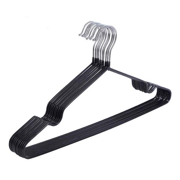 CLH-801, Stainless Steel Plastic Dipping Clothes Hanger-Kids