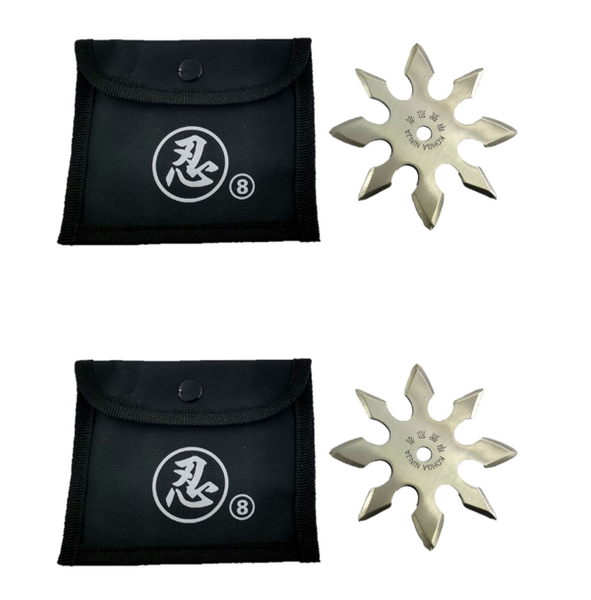Ninja Star 8 Blades 2pcs