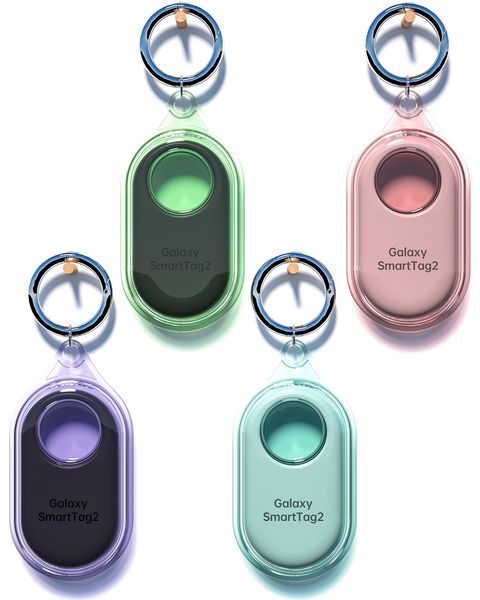 4 Pack Soft TPU Smart 2 Tag Case Compatible with Samsung Galaxy SmartTag2