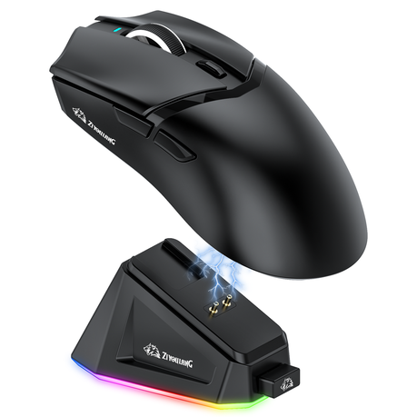 X2 Wireless Gaming Mouse Ultra Lightweight RGB Rechargeable 24000DP Image