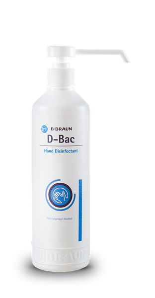 B/Braun D-Bac Hand Disinfectant 500ml Pump