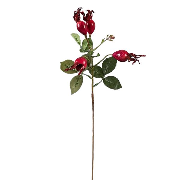 3 19" Faux Pomegranate Branches Christmas Holiday Party Decor