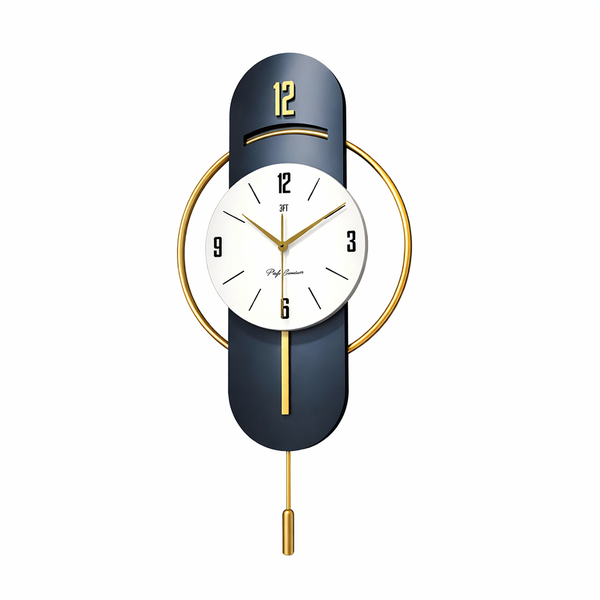 Nordic Wall Clock - 35x75cm, Modern, Silent