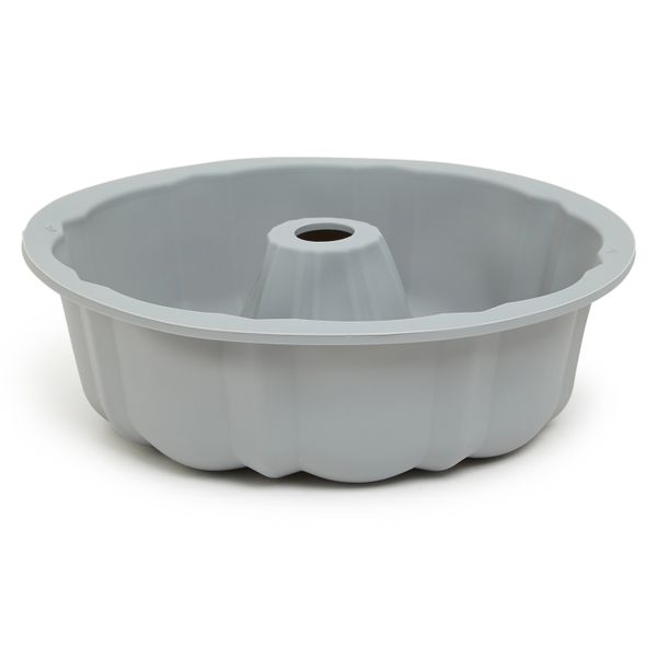 George &amp; Mason - Silicone Cake Bundt Mould - Grey