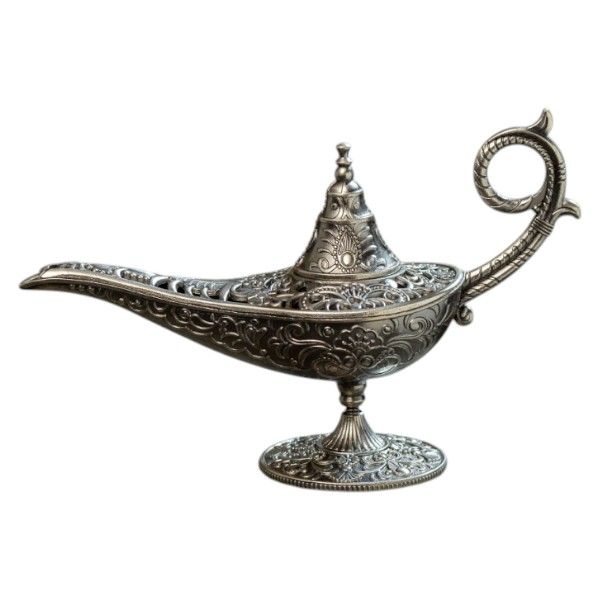 Arabian-Designed Incense Burner - Antique Silver