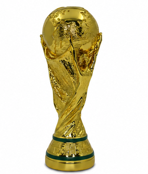 World Cup Trophy Replica - Golden Resin Football Champion Cup