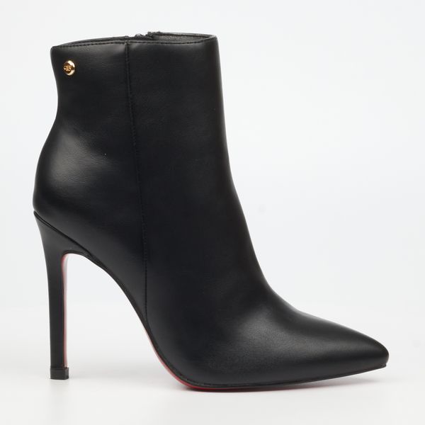 Miss Black Boss 24 Women Faux Leather Ankle Boots - Black