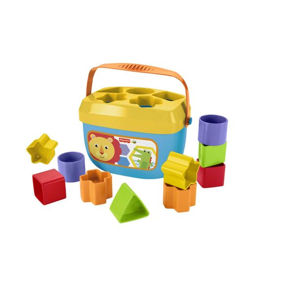 Fisher-Price Baby's First Blocks Set, Shape-Sorting Toy