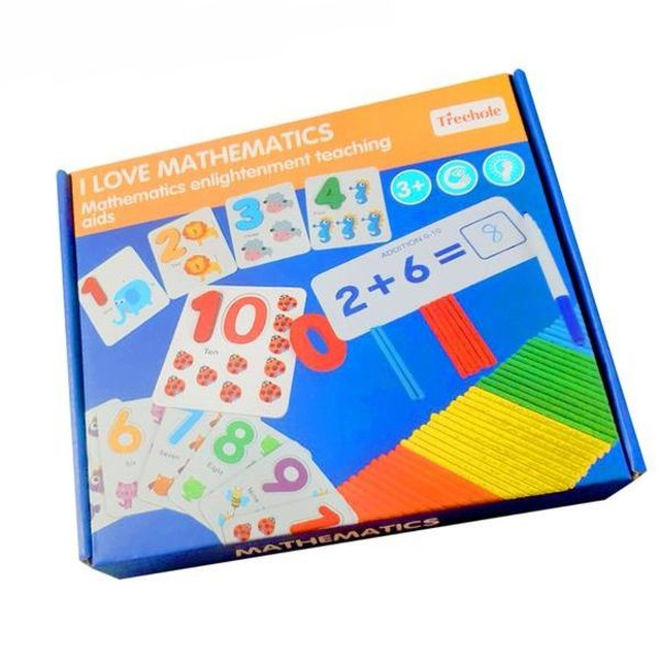 Kids Educational Wooden Mathematics Teaching Tool Game Toy