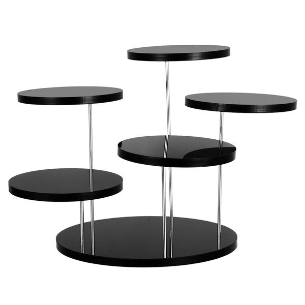 Acrylic Jewelry Display Stand - Multi-Tier Ring &amp; Necklace Showcase Rack