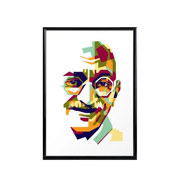 Ghandi Art Poster A1