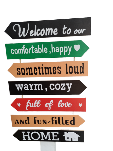 Hanging Welcome To Our Home Art Decor
