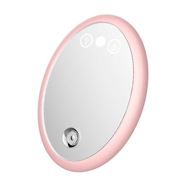 Makeup Mirror with Lights, Portable Small Vanity Mirror with Facial Mistry