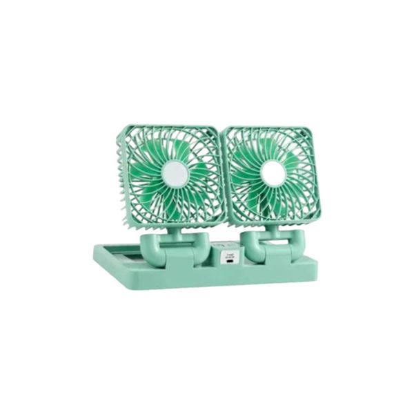 Desktop Rotatable Double Solar Fan