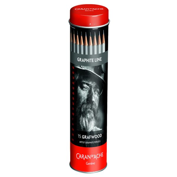 Caran D'Ache Grafwood Graphite 15 Pencil Set