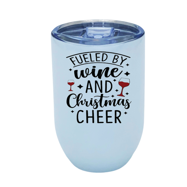 Christmas wine tumbler