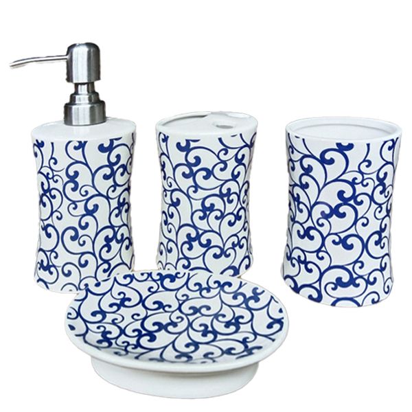 Villa Alegre 4piece Bathroom Accessory Set