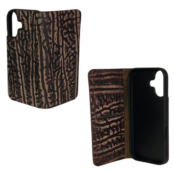 Croska Wildari Rugged Buffalo Flip Case Compatible with iPhone 13 Series
