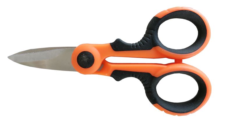 Braided Line Cutter Serrated Edge Scissors - Anti-Slip