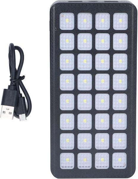 50000mAh 32 LED 4 USB Portable Solar Power Bank