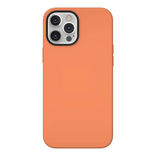 Switcheasy MagSkin Magnetic Silicone Case For iPhone 12 &amp; 12 PRO - Kumquat