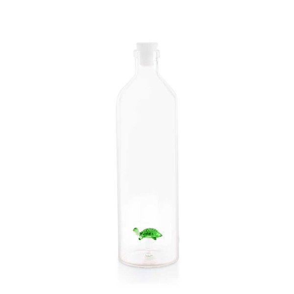Glass Water Bottle - 1.2 litre - Turtle