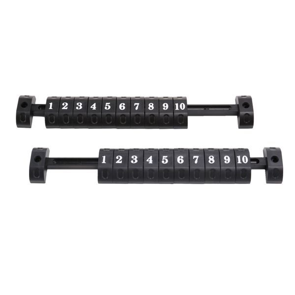 2 Pcs Foosball Scoring for Standard Table Machine Accessorie Black