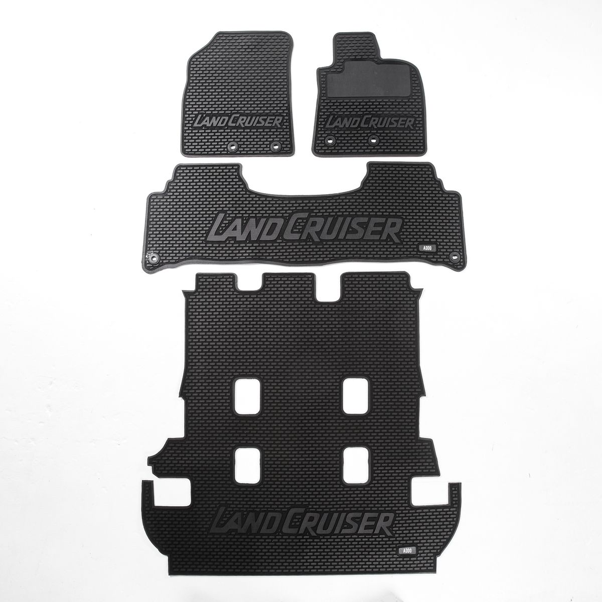 Toyota Land Cruiser 200 Full Set Rubber Mats (Cut Outs) Shop Today