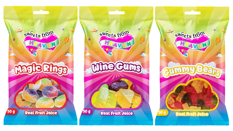 12Pk | Sweets from Heaven | Magic, Gums, Bears | Sweets &amp; Chocolates | 50g