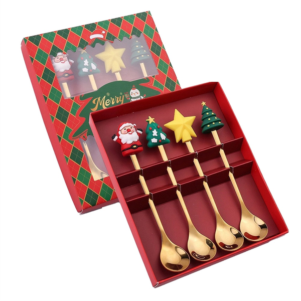 Christmas Set Gift Tableware Spoon &amp; Fork Set Tableware Set D