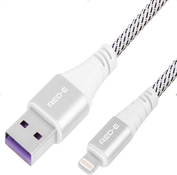 Red-E USB to 8 Pin Apple 1.5M Charge and Data Sync Durable Anti-Break Cable