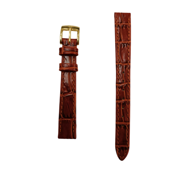 ZRC Tan Crococalf Watch Strap - 12mm