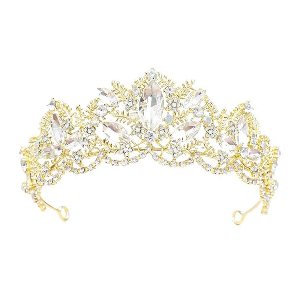 Women's or Girls Crown - Gold Tiara