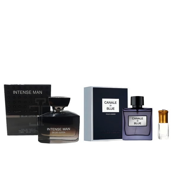 Canale di Blue &amp; Intense Man Deluxe Combo EDP 100ml + Perfume Oil