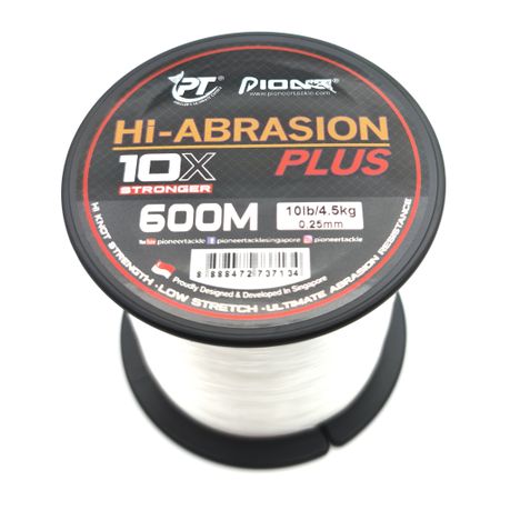 Pioneer High Abrasion 600m Clear Fishing Line 0.25mm - 10lb/4.5kg, Shop  Today. Get it Tomorrow!