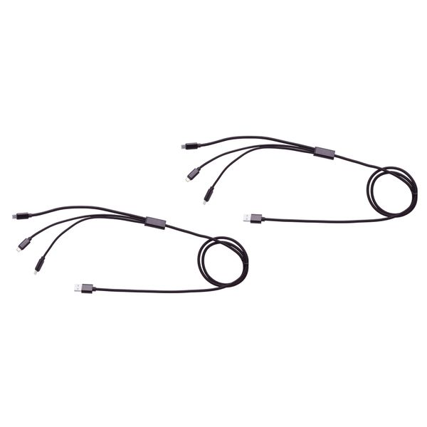 Marco 2-Pack Electro Flow 3-in-1 Charger (Black-Red)