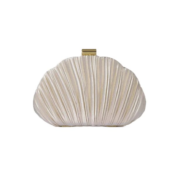Elegant Shell Evening Bag Women's Clutch Bridal Party Shoulder Chain Purse