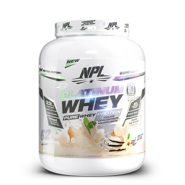 NPL Platinum Whey, Vanilla Ice Cream - 2kg
