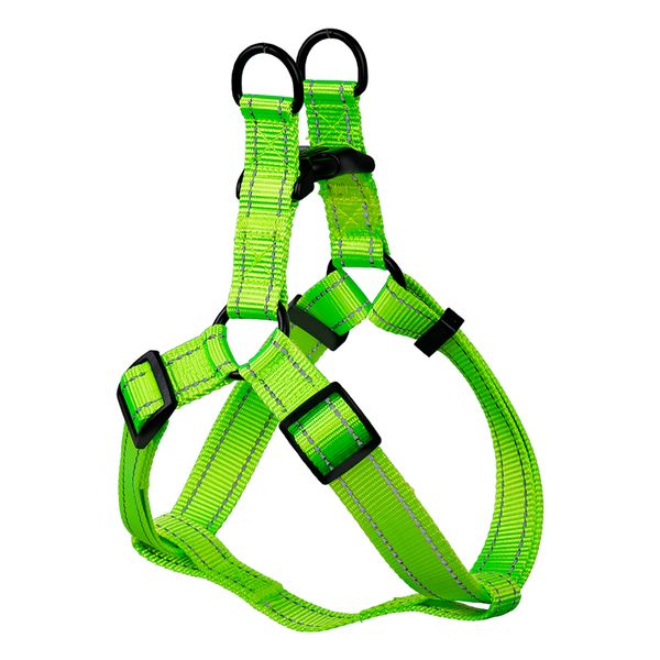 Bright Nylon Dog Harness - Green