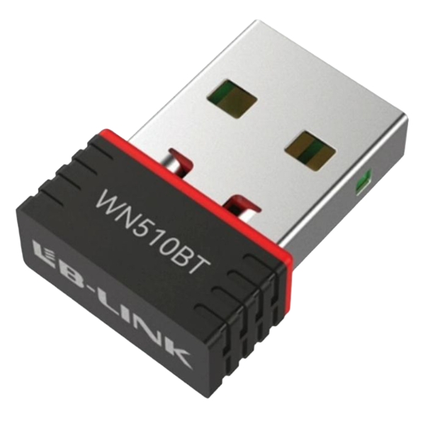 LB LINK - BL-WN510BT - High-Speed Bluetooth 5.1 Nano USB Adapter - Black